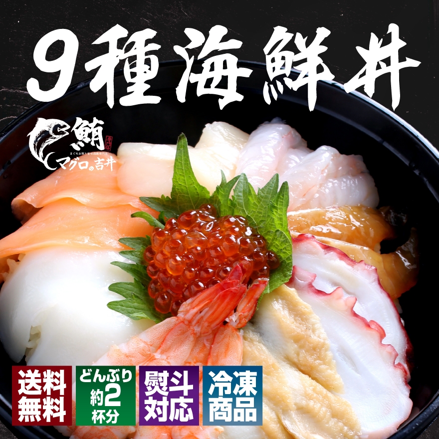 マグロ通販 9種海鮮丼